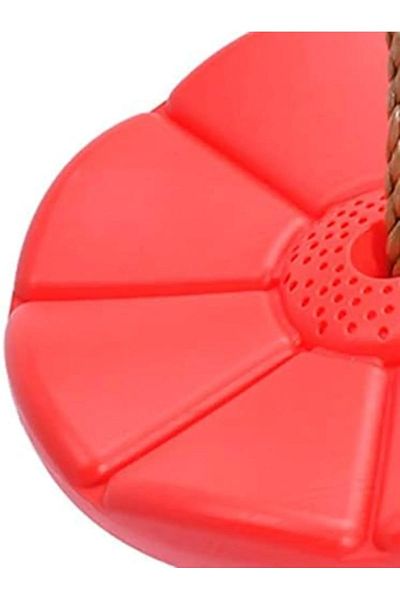 Generic Hanging Round Disc Monkey Rope Swing for Kids Adjustable Height, Outdoor Use, Green