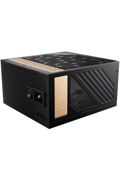 MSI MSI MEG Ai1300P PCIe5 Power Supply, ATX 3.0, 1300 W, 80+ Platinum, PCIe 5.0, Full Modular (Black)