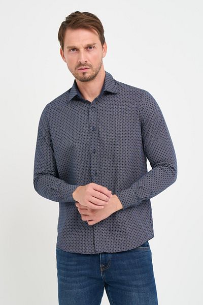 Lee Cooper Camasa barbat regular cu maneca lunga si model