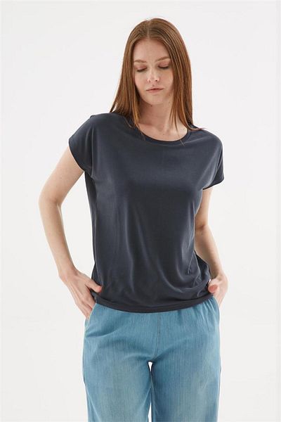 Fashion Friends Μαύρη γυναικεία μπλούζα 25y0374k1