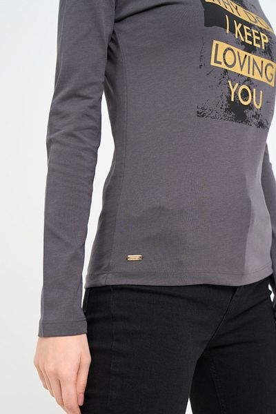 Kenvelo Tricou dama cu maneca lunga si imprimeu