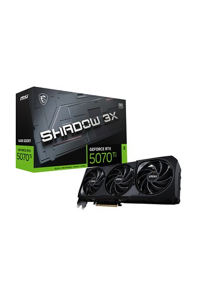 MSI Placa video MSI GeForce RTX 5070 Ti SHADOW 3X OC 16GB GDDR7 256-bit DLSS 4.0