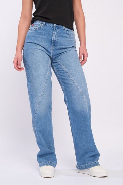 Lee Cooper Blugi dama wide leg de culoare deschisa