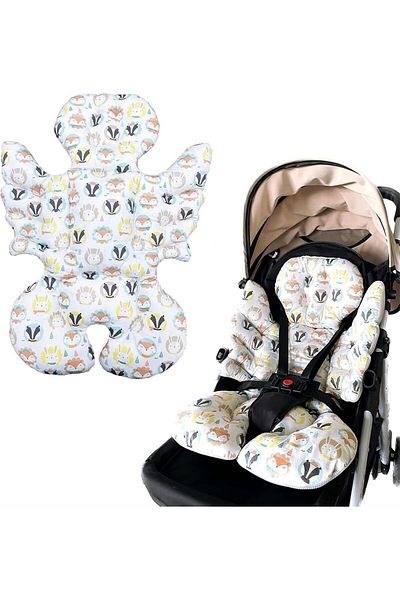 COOYA Baby Car Seat Insert, 2-in-1 Carseat Head & Body Support, Head Neck Seat Insert Pad for Body Support