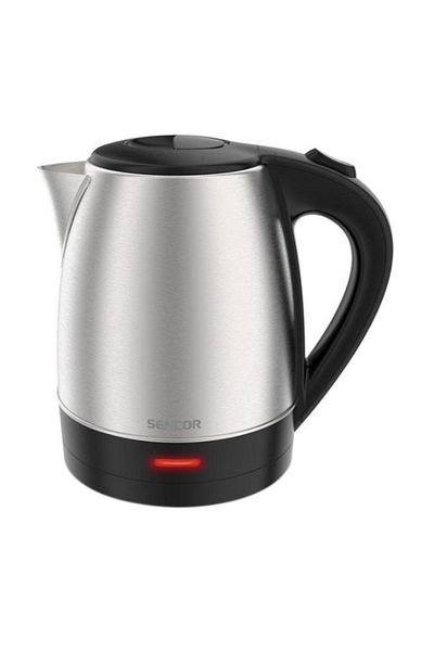 Sencor 1560W Stainless Steel Electric Kettle Silver and Black 1.7 Liter