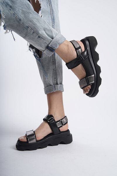 Solo Bag DEL'SOLERA Καθημερινή Ορθοπεδική Σόλα Εργονομικά Άνετα Ελαφριά Κομψά Σανδάλια με Ρυθμιζόμενη Πόρπη με Velcro