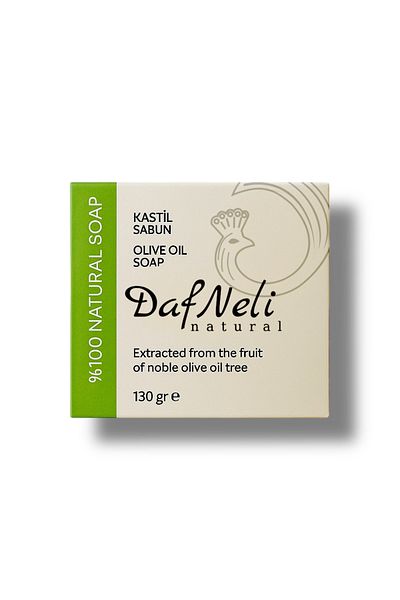 Dafneli Natural Castile (Olive Oil) Soap,130 Gr