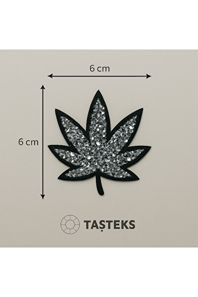 Taşteks TAŞLI Ütülenebilen veya Sticker Olarak Kullanılabilen Yaprak Modeli