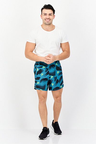adidas Men Regular Fit 5 Inseam Running Shorts, Multicolor