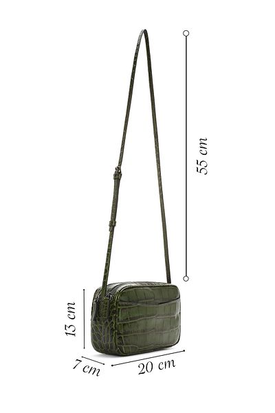 Derimod Women's Green Printed Mini Crossbody Bag 24Wbd2306E3