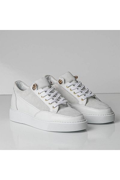 TETRİ Servillius Model Genuine Leather Men's White Casual Shoes