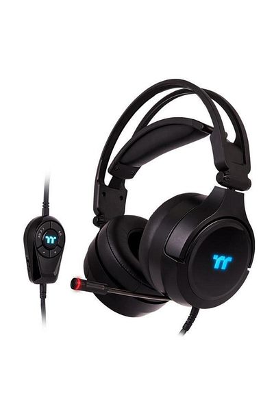 THERMALTAKE Casti gaming Thermaltake RIING Pro RGB 7.1 iluminare RGB, Microfon, USB (Negru)