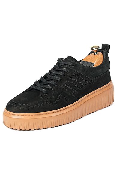TETRİ Men's Black Sneakers - Richard Model, Genuine Leather, Handmade