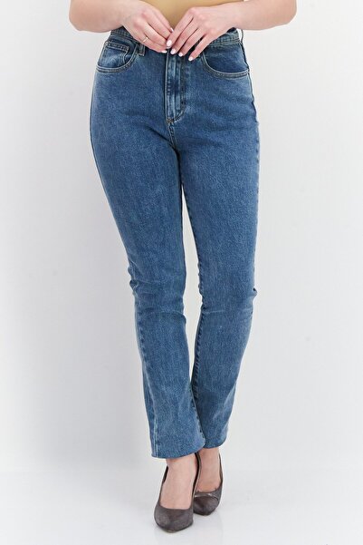 Weworewhat Women Skinny Fit Washed Stretchable Denim Jeans, Blue