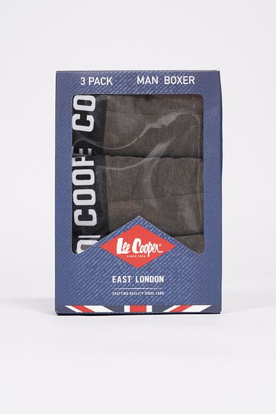 Lee Cooper Set of 3 boxers with logo tape