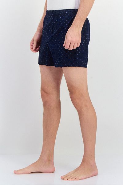 GAP Men 1 Piece Microdot Print Boxer Short, Navy Blue