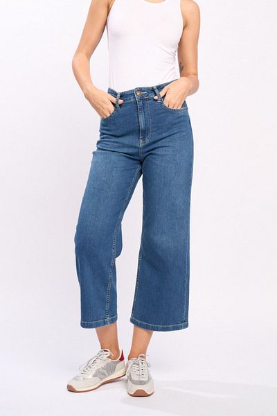 Lee Cooper Blugi dama wide leg de culoare uniforma