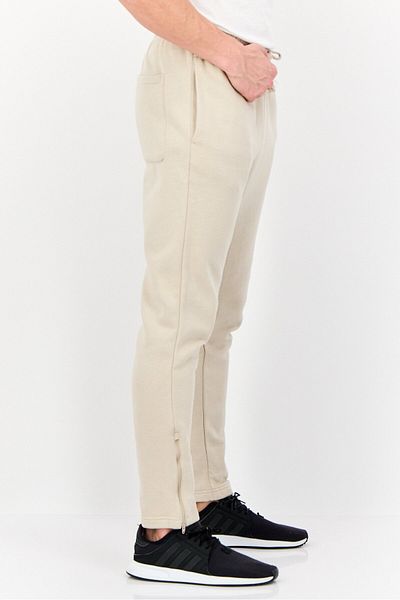 adidas Men Regular Fit Outdoor Sweatpants, Beige