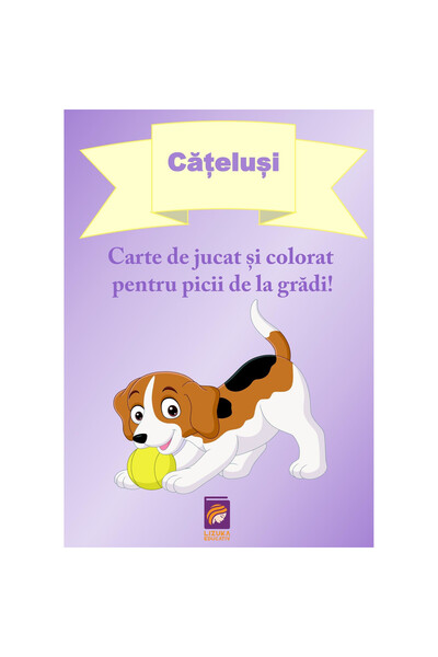 Lizuka Educativ catelusi. Un joc și carte de colorat pentru grădinițe!, Delia...