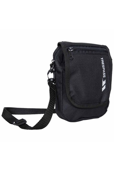 Trespass Helicon - Mini Belt Bag Unisex Black Postman Bag Unisex Postman Bag