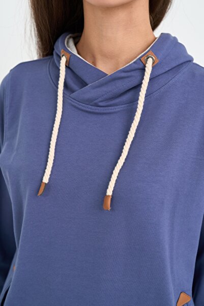 Timeout Hanorac dama cu gluga si logo aplicat