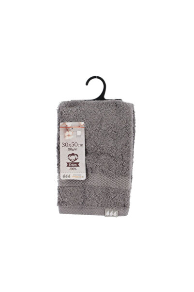 Tendance Quick Absorbent High Quality Cotton Hand Towel Grey 30 x 50cm