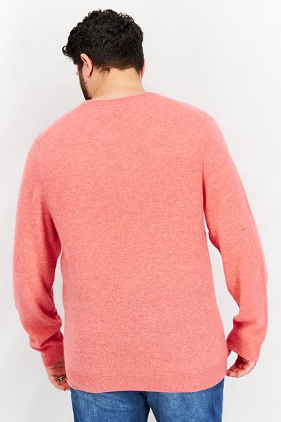 Club Room Men Crew Neck Knitted Long Sleeve Sweaters, Pink