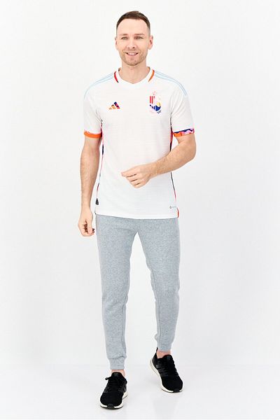 adidas Men Sportswear Fit Short Sleeve Football Jersey, White