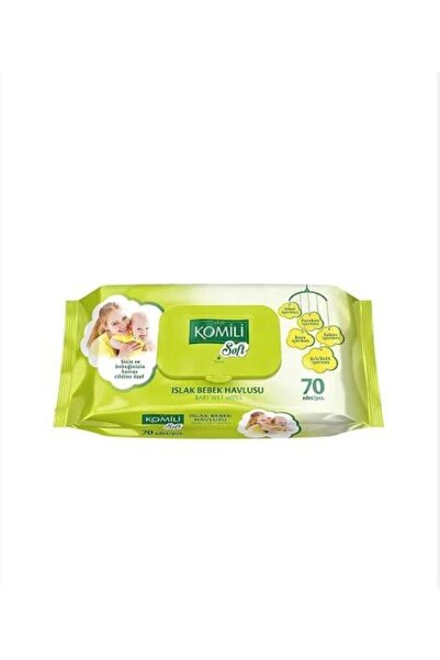 Komili Wet Baby Towel 70's 4 Pcs