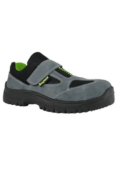 Baymax Sılver S1 Süet Cırtlı İş Ayakkabısı Tek Dens