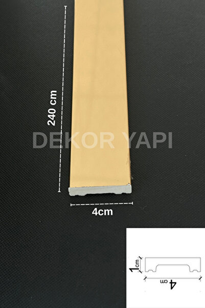 ELF DEKOR Gold Duvar Çıtası 4cm