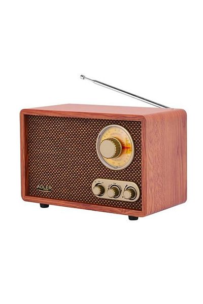 adler Adler Retro AD 1171 Portable Radio, Bluetooth, FM, AM, Brown