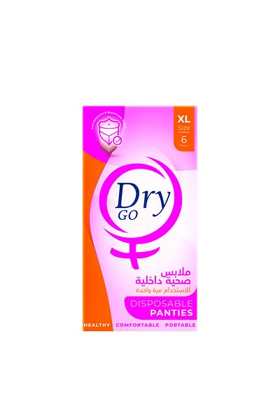DRY Dry Go Disposable Underwear - 6 Pieces - Size XL