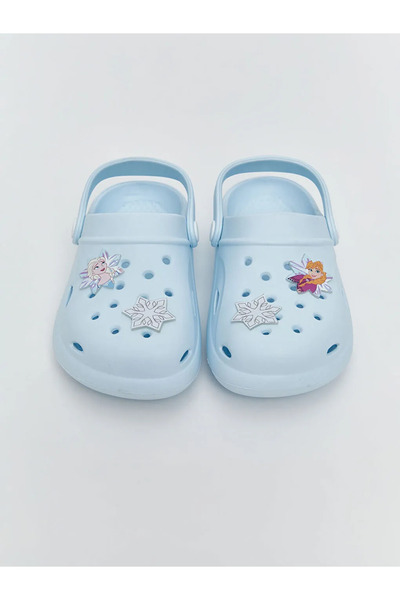 LC Waikiki Blue Printed Girl's Beach Sandals