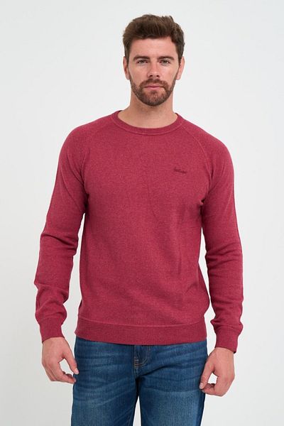 Lee Cooper Men's solid-color sweater with logo