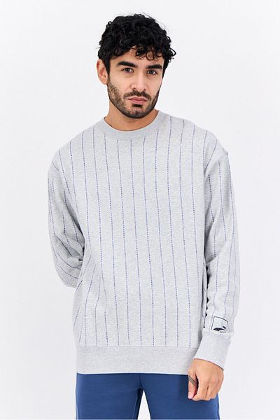 Puma x Select Men Sportswear Fit Crew Neck Outdoor Sweatshirts, Heather Grey