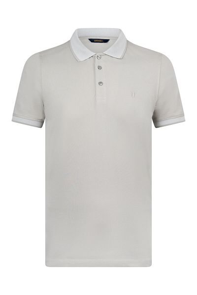 Hatemoğlu Μπλουζάκι Khaki Regular Fit 100% βαμβακερό γιακά πόλο