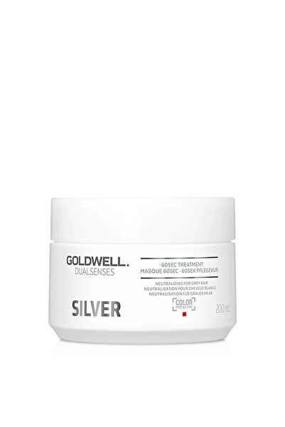 GOLDWELL Dualsenses Silver 60 сек., Крем-маска за третиране на коса, Против п...
