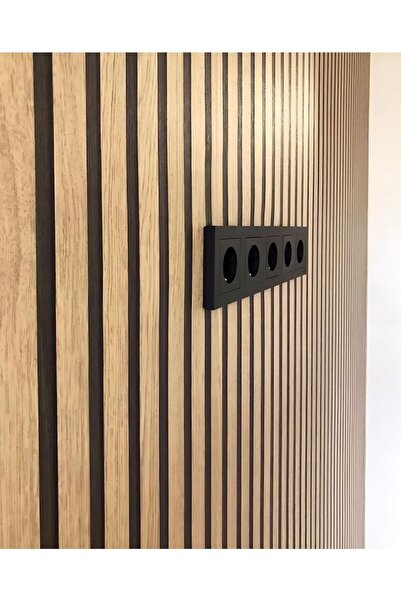 Bien Duvar Kağıtları 3d Effect 2078 Lambri Panel Ahşap Duvar Çıtası Desenli Duvar Kağıdı 5,30 M²