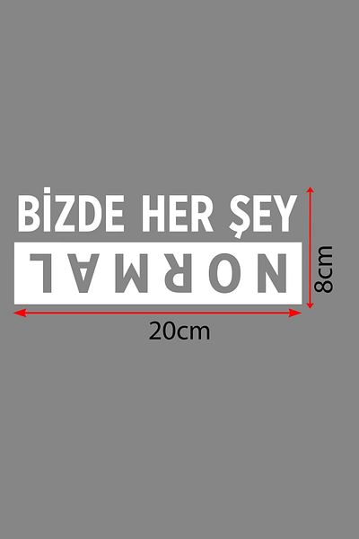 New Jargon 20 X 8 Cm Suntem Toate Normal Autocolant pentru parbriz Autocolant pentru masina