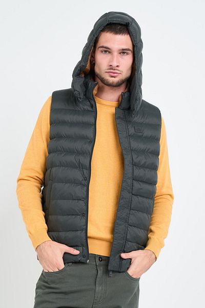 Timeout Men's vest with detachable hood