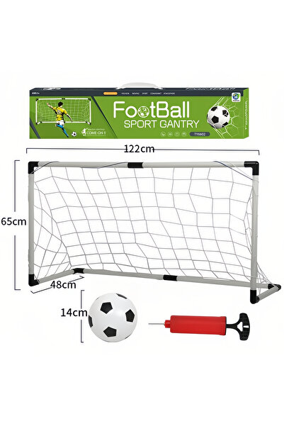 Yelajoy 4-PieceFootball Goals Net,Portable Mini Soccer Sports, For Indoor Outdoor Garden Set 122x65x48cm