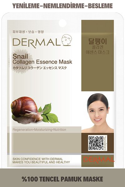 Dermal Renewing, Nourishing and Moisturizing Snail Extract Collagen Mask Set 2 Pieces