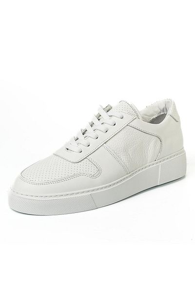 TETRİ Achilles Model Genuine Leather Men's White Sneakers
