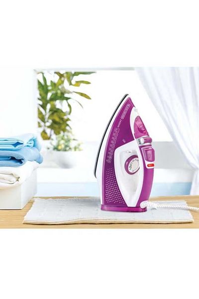 Black&Decker Steam Iron, Ceramic Soleplate, 2-way Auto Shutoff, Variable Steam Control, Vertical Steam - X2450-b5