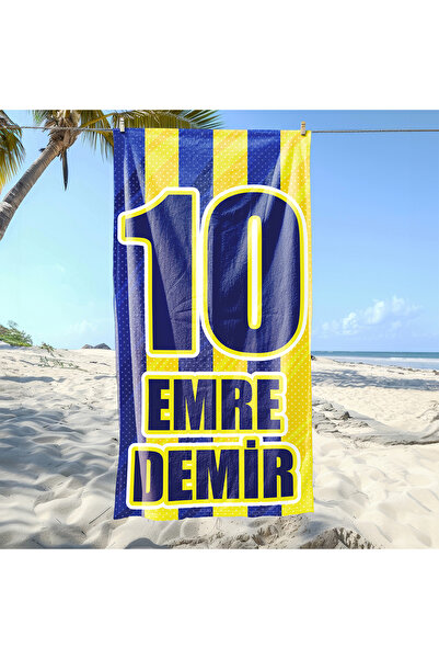 EJOYA Kişiye Özel İsimli Taraftar Plaj Ve Spor Havlusu 114997