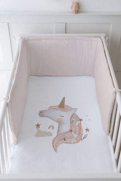 Tuğba Kuğu Unicorn Dream -Royal Series Baby Blanket - Protective and Printed Sleeping Set