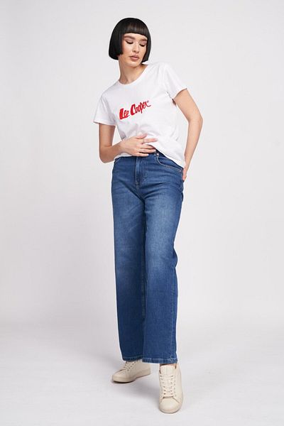 Lee Cooper Blugi dama evazati cu aspect decolorat