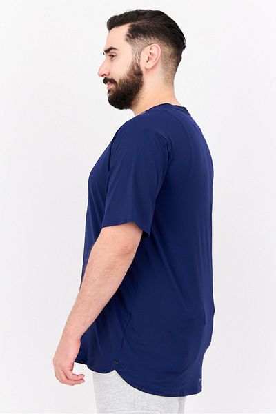 adidas Men Sportswear Fit Short Sleeves Training T-Shirt, Dark Blue