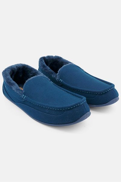 Deer Stags Men Medium Spun Slip On Heather Upper Casual Shoes, Royal Blue